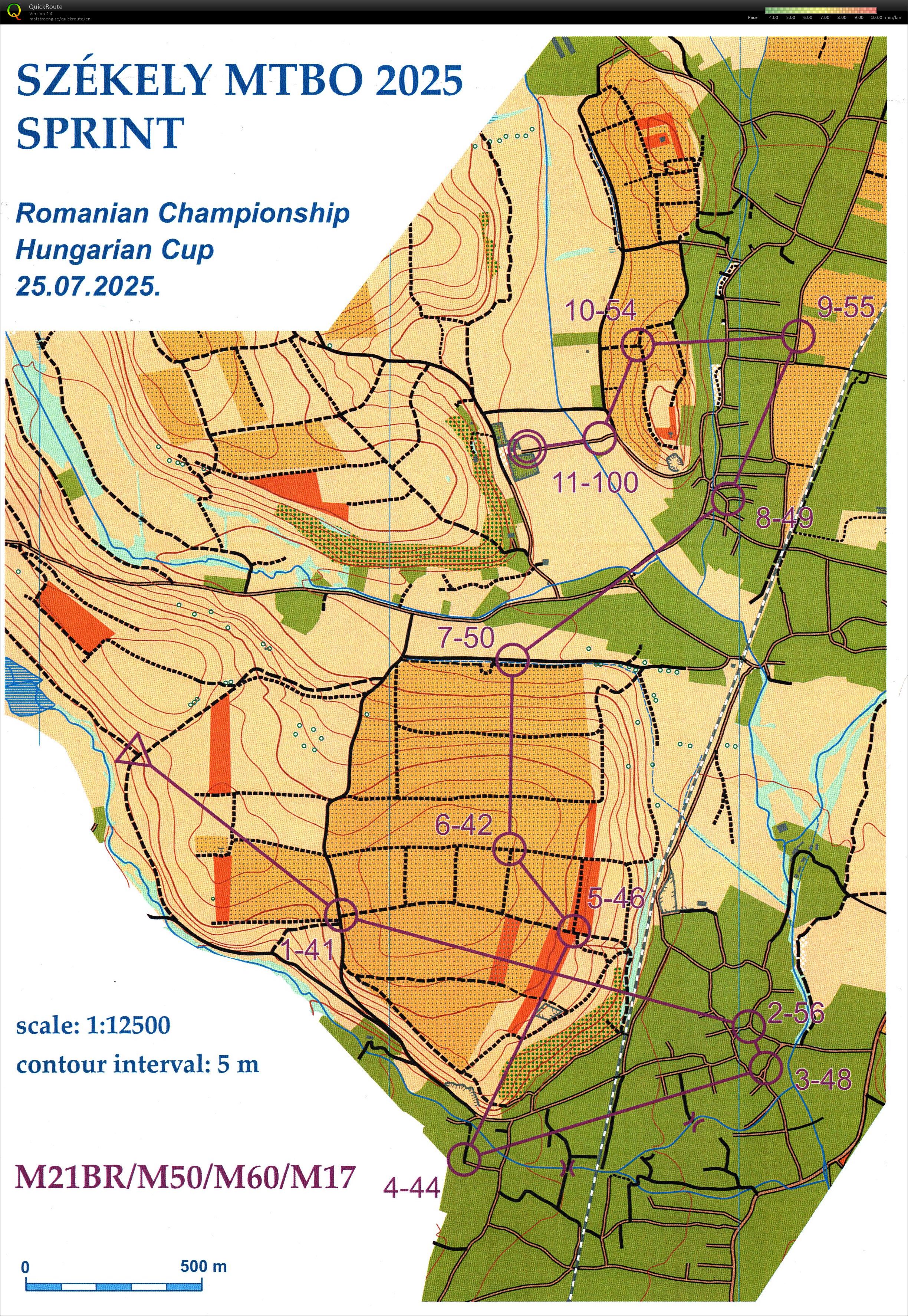 Székely Kupa MTBO Sprint (2025-07-25)