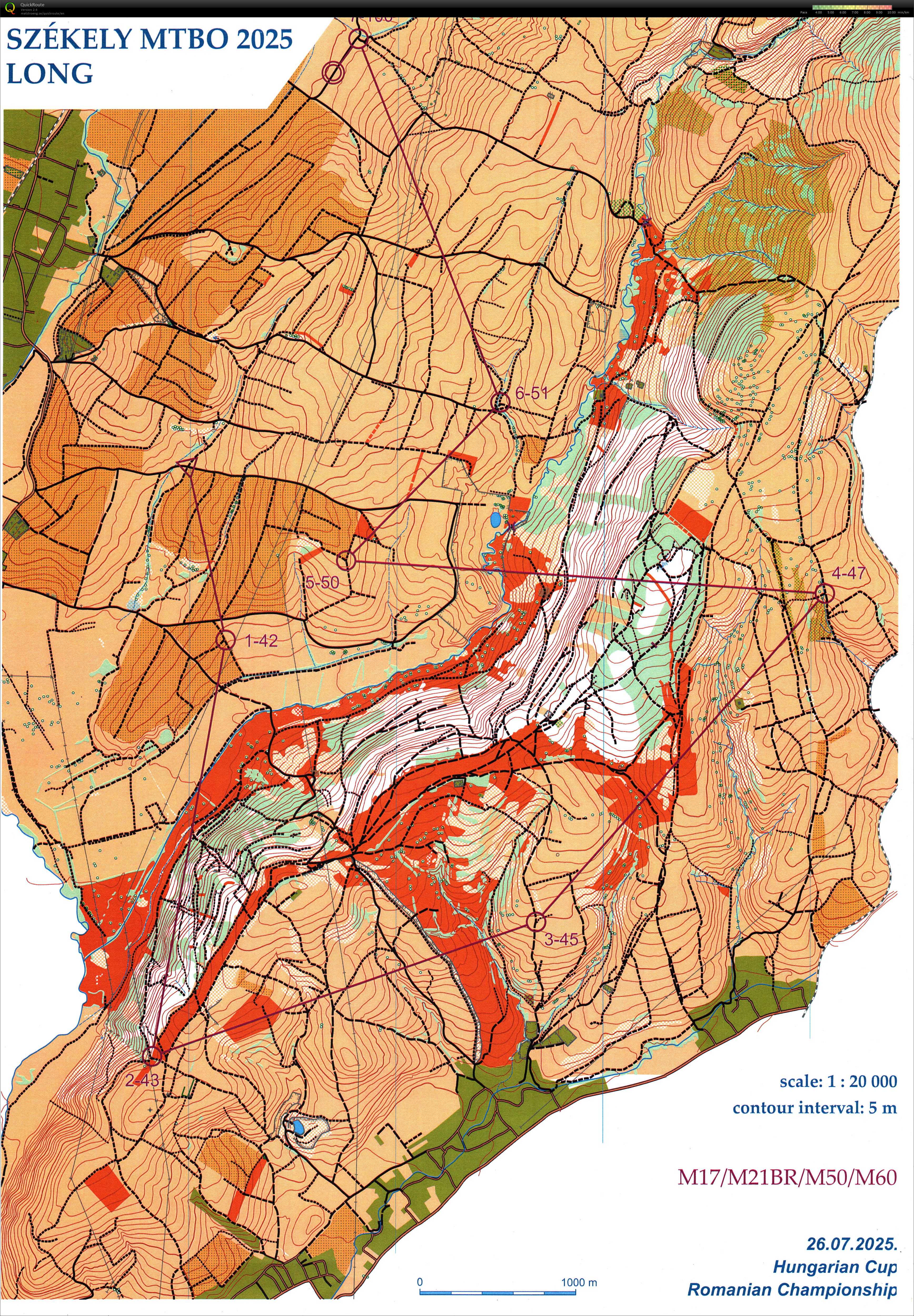 Székely Kupa MTBO Hosszútáv (2025-07-26)