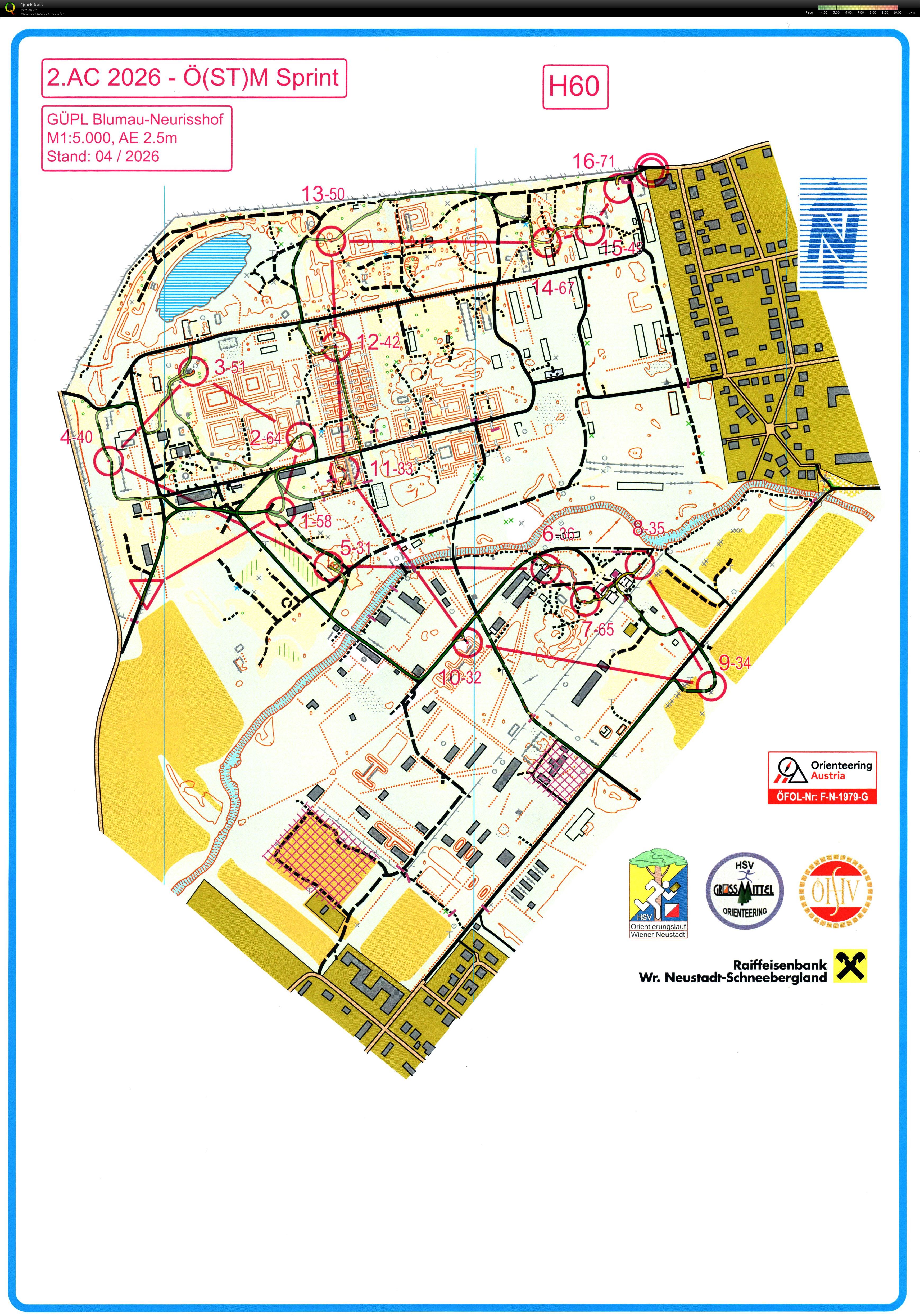 ÖM Sprint, 2. MTBO Austria Cup (2026-04-19)