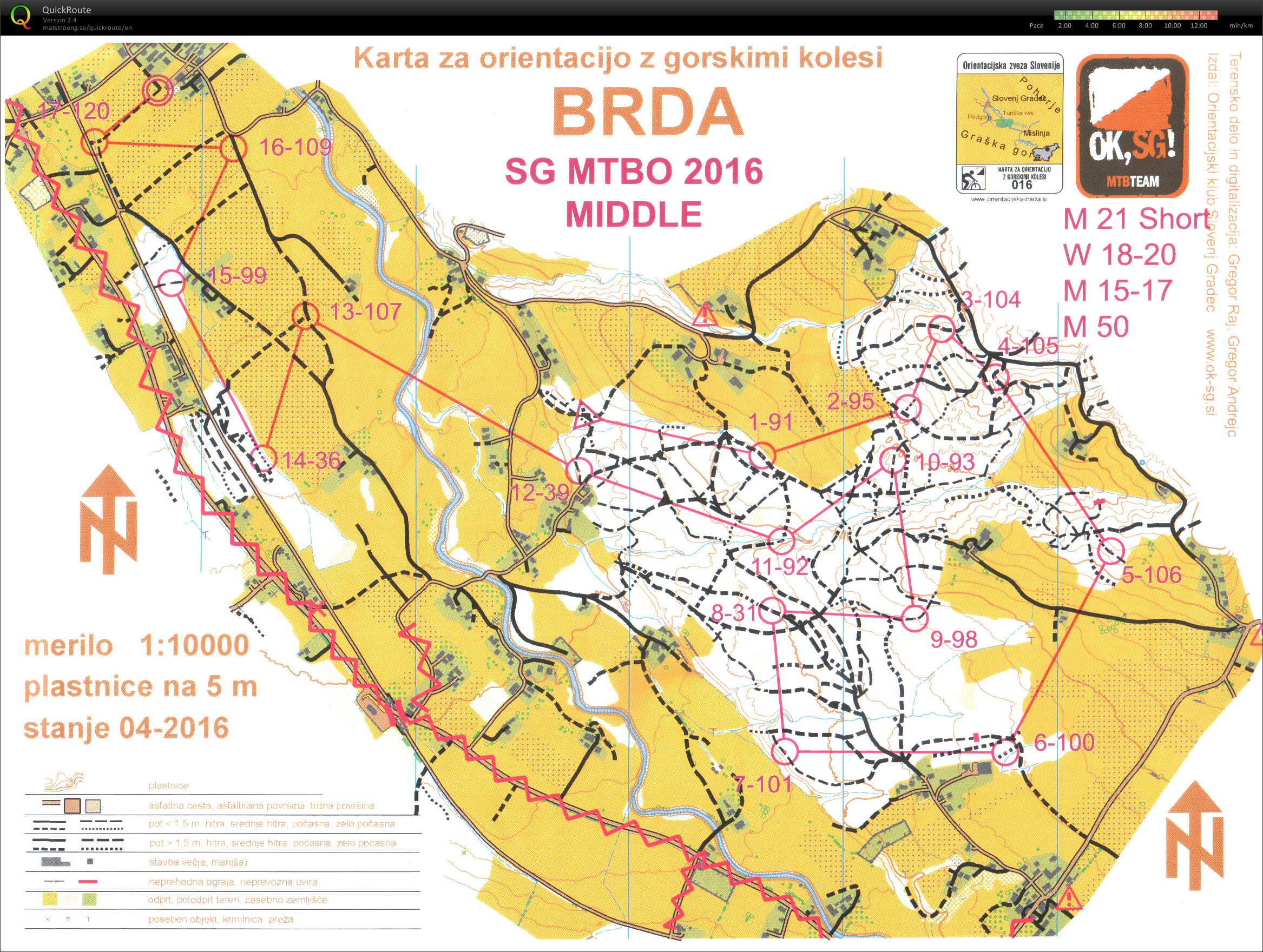 SG MTBO 2016 Middle (2016-04-16)