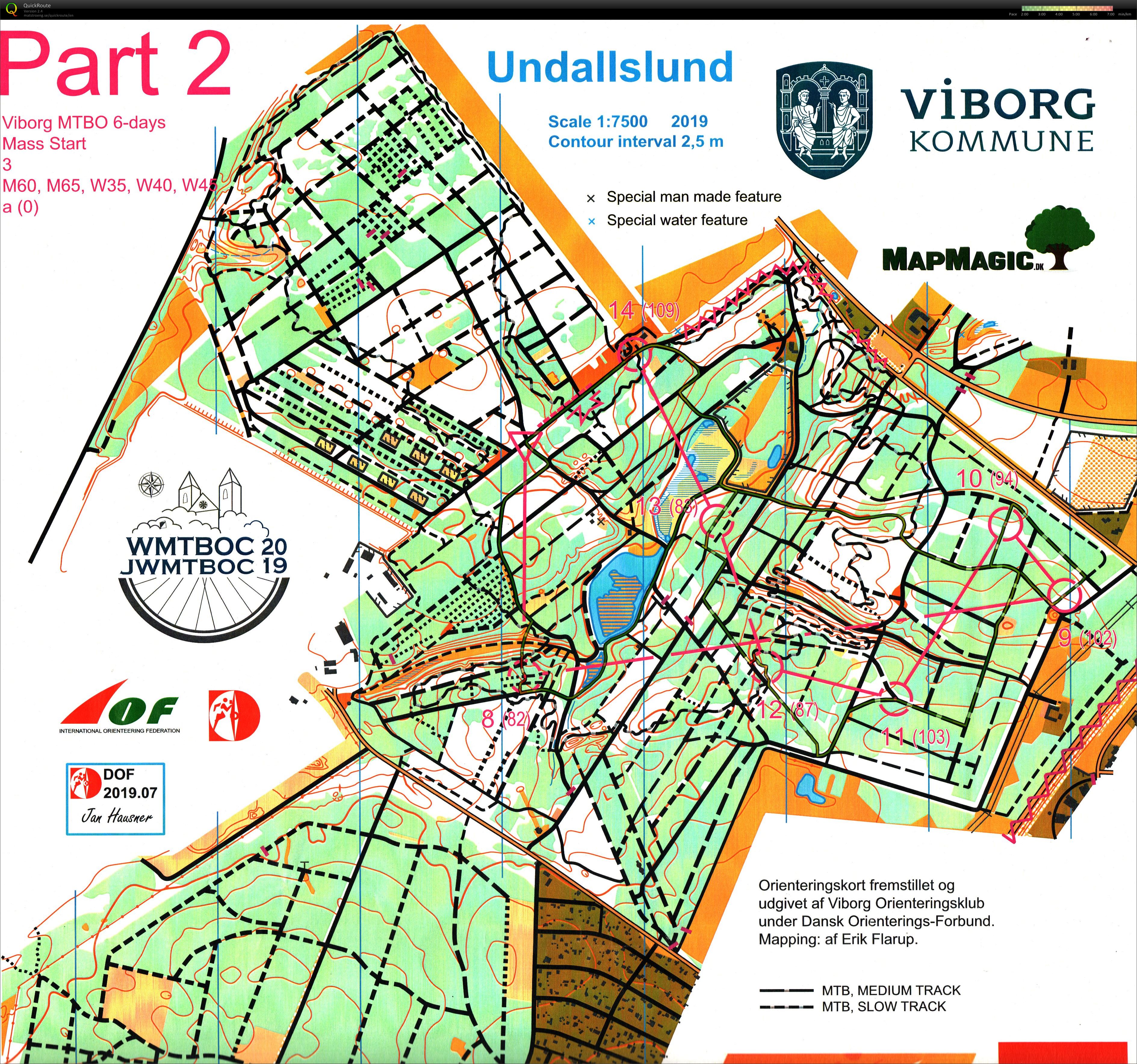 Viborg MTBO 6 days - Stage 5 (2019-08-02)